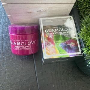 Glam glow mask and moisturizer